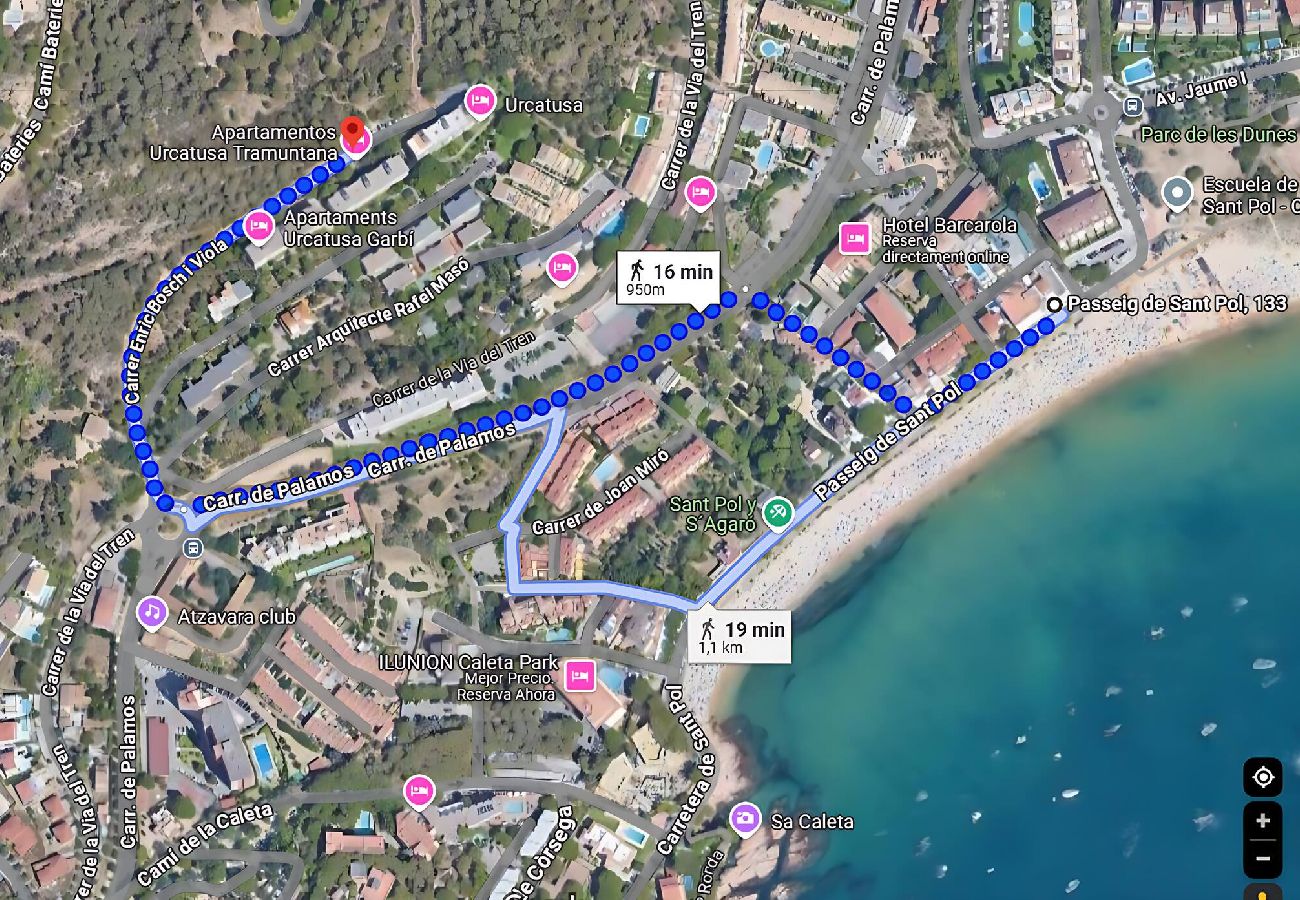 Apartamento en Sant Feliu de Guixols - 35.00 S'Agaró Urcatusa Llevant 28  Apt