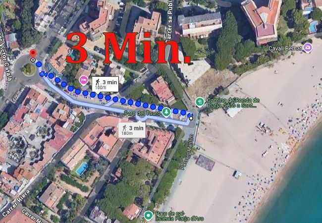 Appartement à Platja d´Aro - 01.00 Platja D'Aro duplex centro con PK