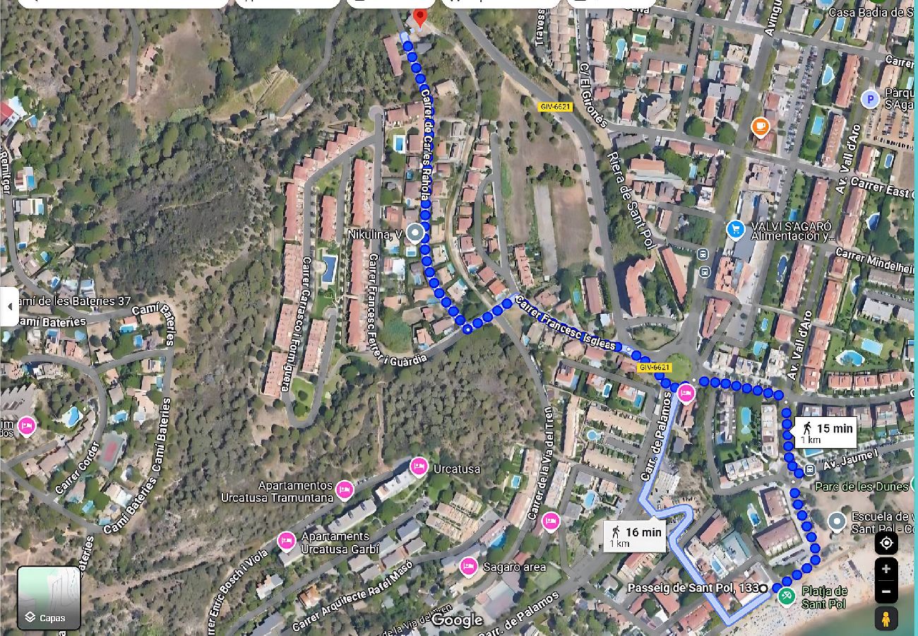 Apartament en Sant Feliu de Guixols - 20.00 Cubells 1  Cerca de la playa, con parking